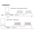 flat wifi smart thermostat controlled electric boiler for radiator/ floor heating